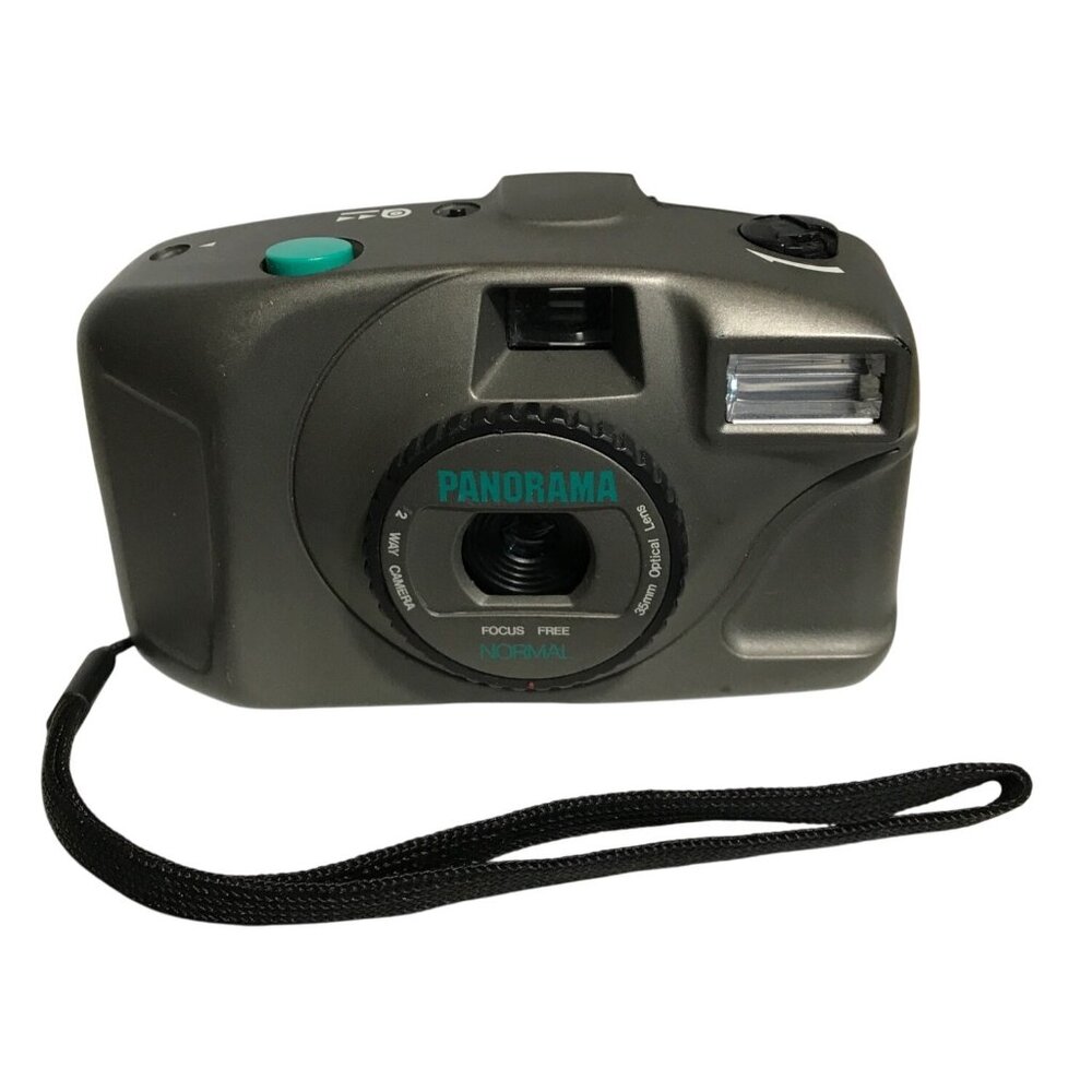 Konica Panorama Focus Free 35mm Film Camera With Strap